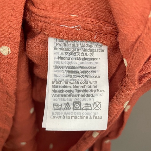 Madewell Sash-Tie Polka Dot Wrap Top - Picture 14 of 14